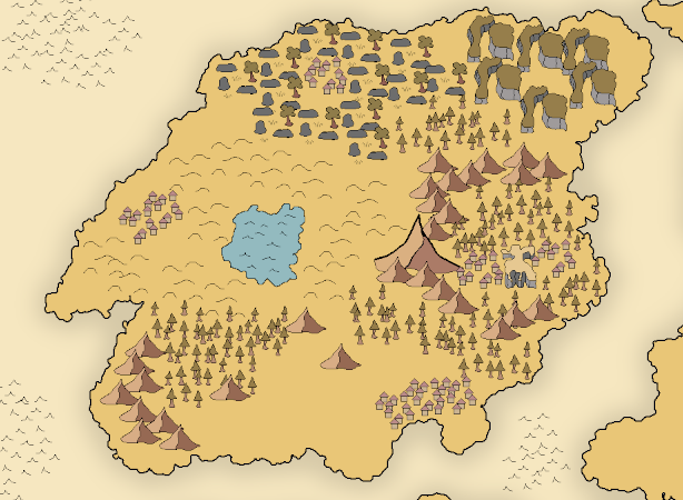 Town additions to the world map.